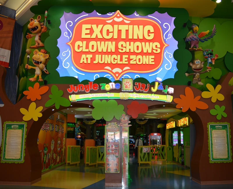 Jungle Zone Indoor Lighting Project Qatar