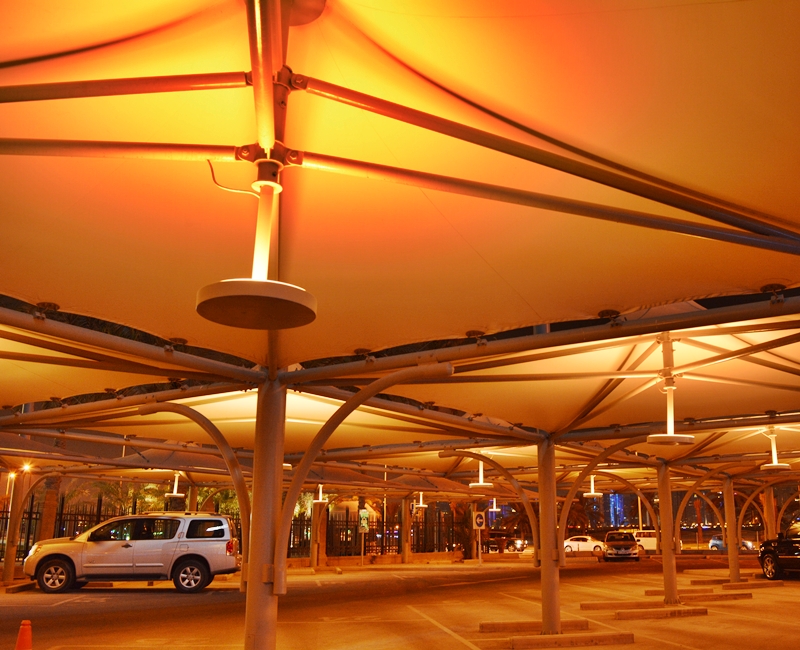 Qatar National Bank Corniche, Car Park Lighting